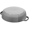 Gili keptuvė su dangčiu Staub - 24 cm, Grafitas Gili keptuvė su dangčiu Staub - 24 cm, Grafitas