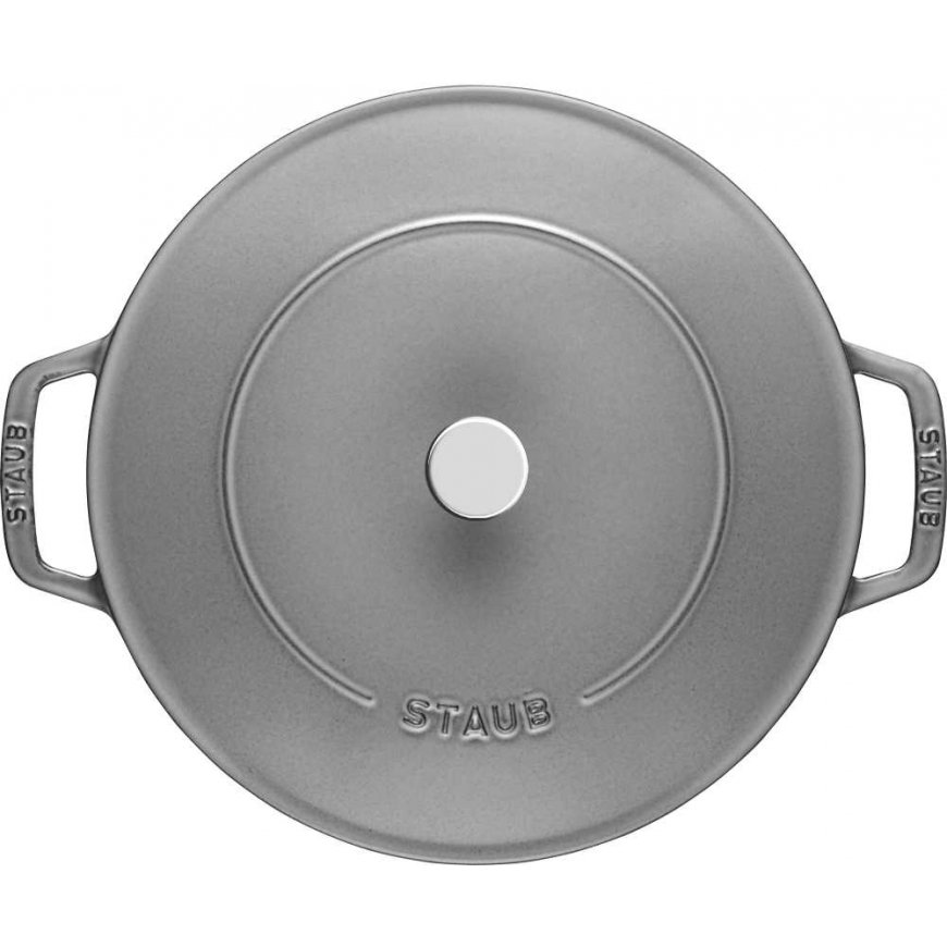 Gili keptuvė su dangčiu Staub - 24 cm, Grafitas – 5