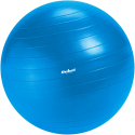 Rehabilitation gymnastics ball 65 cm with manual pump, blue, REBEL ACTIVE Rehabilitation gymnastics ball 65 cm with manual pump, blue, REBEL ACTIVE