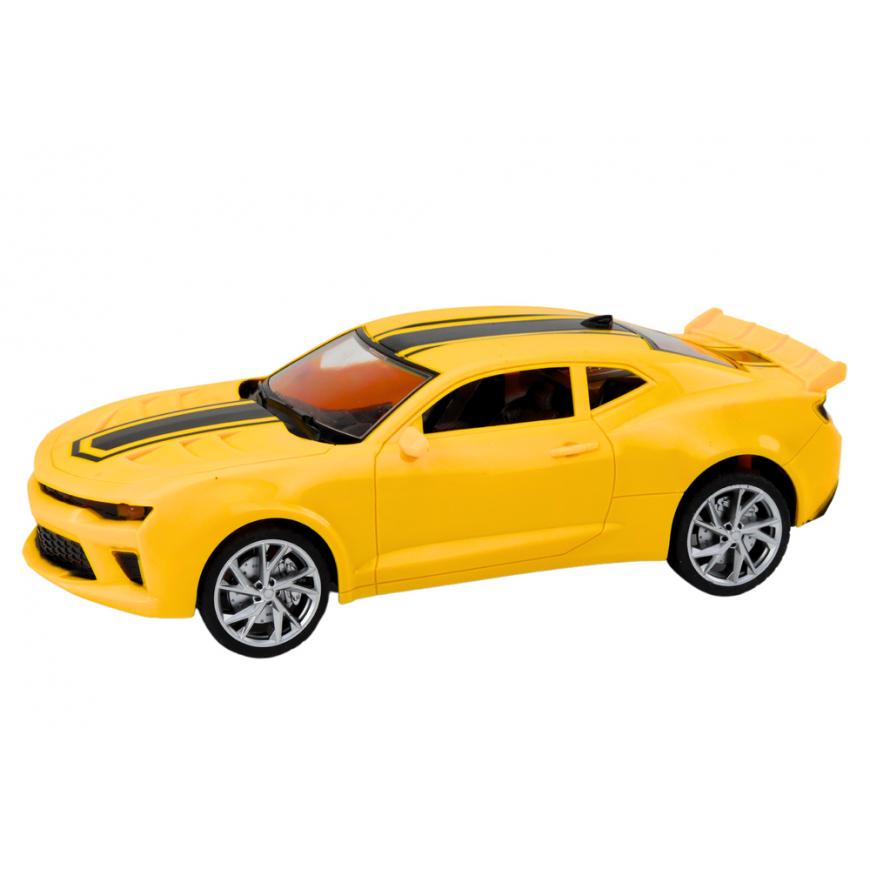 Lean Toys Toy Car Remote Controlled Sports Car RC 1:16 Yellow – 2