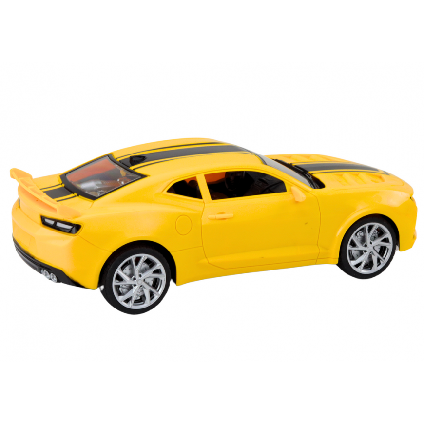 Lean Toys Toy Car Remote Controlled Sports Car RC 1:16 Yellow – 3