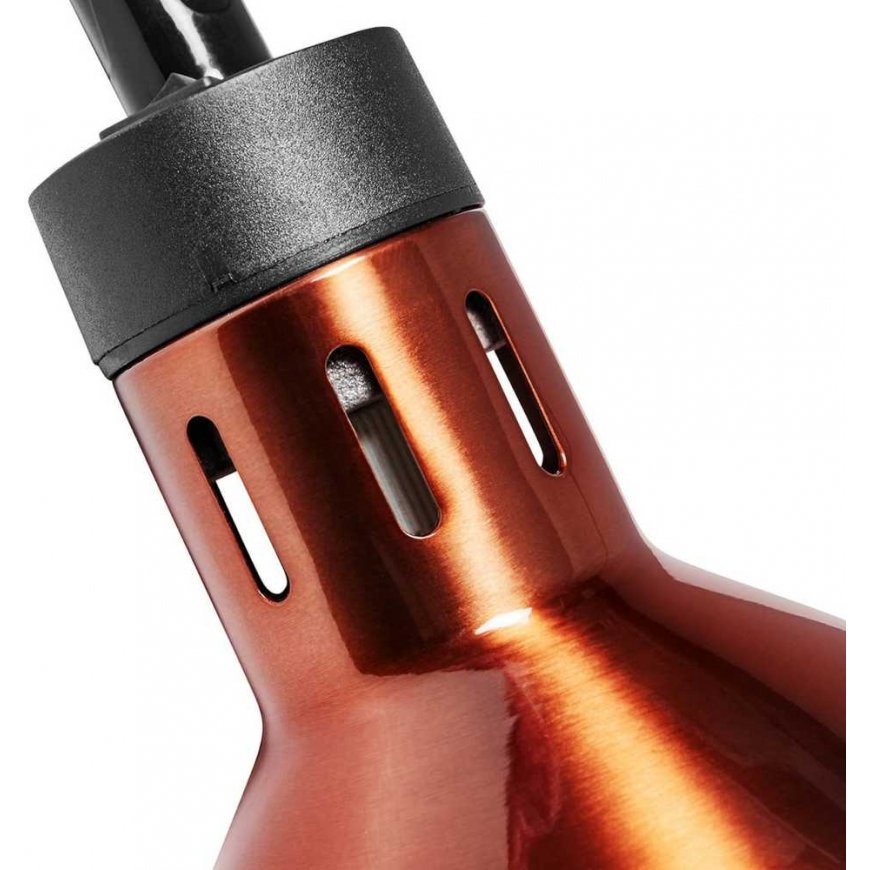 Royal Catering Infrared IR heating lamp for dishes, hanging, brass, diameter. 17.5 cm 250 W – 2