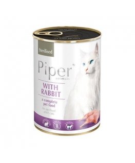 Dolina Noteci Piper Animals steriliseeritud küülikuga - kassi märgtoit - 400g