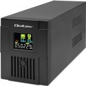 Qoltec 53770 UPS-virtalähde Linjainteraktiivinen 1,5 kVA 900 W 2 AC-pistorasia(a)