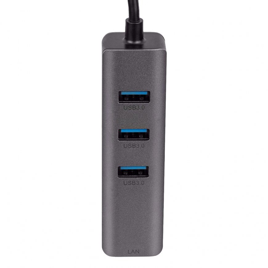 Akyga AK-AD-66 interface hub USB 3.2 Gen 1 (3.1 Gen 1) Type-C 1000 Mbit/s Silver – 3