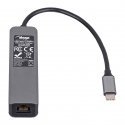 Akyga AK-AD-66 interface hub USB 3.2 Gen 1 (3.1 Gen 1) Type-C 1000 Mbit/s Silver Akyga AK-AD-66 interface hub USB 3.2 Gen 1 (3.1 Gen 1) Type-C 1000 Mbit/s Silver