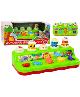 Lean Toys Pop Up Toy Pop Up Animals Educational Panel For Children Sounds