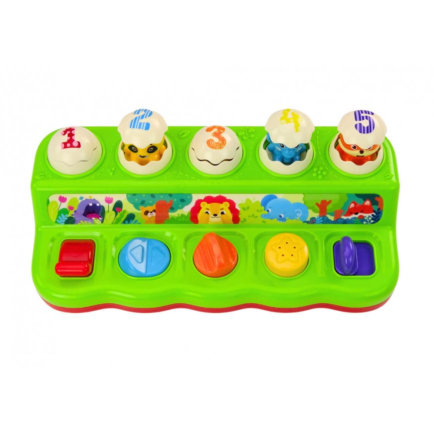Lean Toys Pop Up Toy Pop Up Animals Educational Panel For Children Sounds – 3