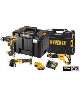 Akumuliatorius Combo komplektas DCD791 + DCG405 + DCH263 18V Li-Ion XR 2x5.0Ah, TSTAK DeWalt [DCK327P2T-QW]