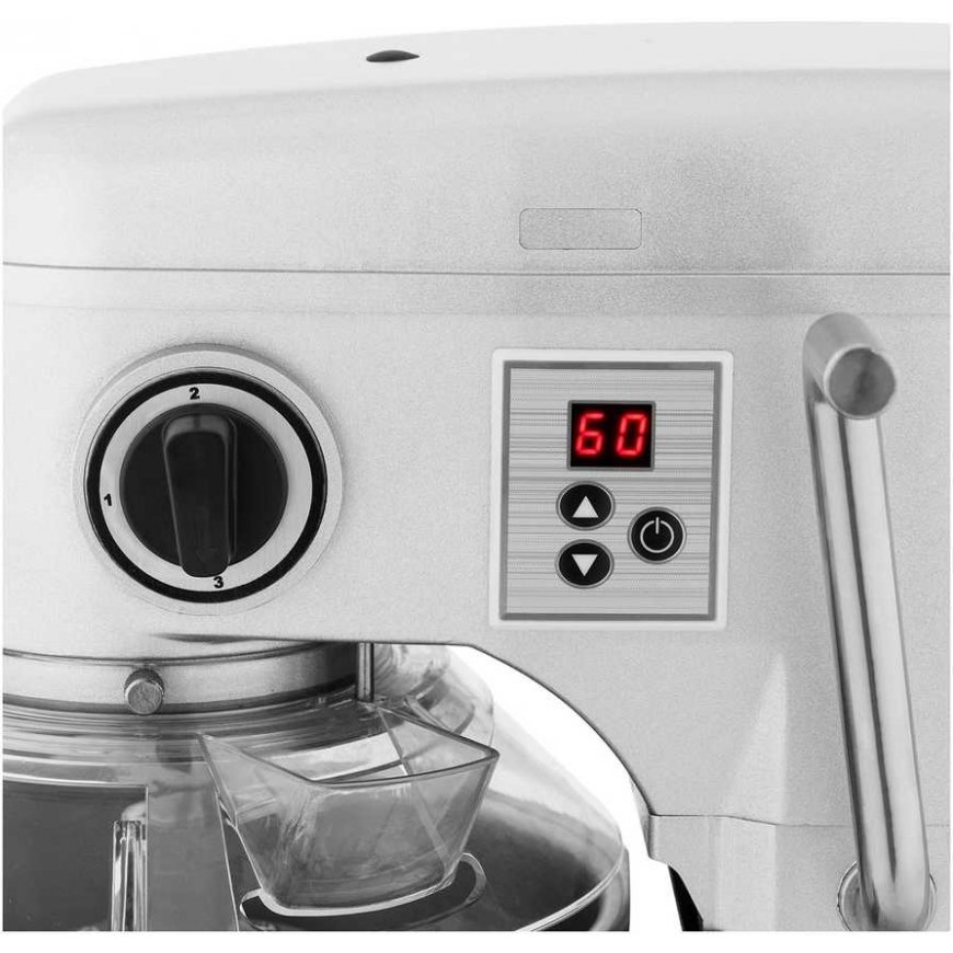 Royal Catering Planetary spiral robot mixer with drop-down bowl RCPM-10.1B 10 l 230 V 650 W – 4