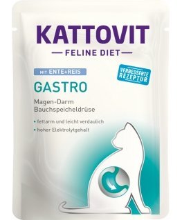 Kattovit 77236 sausā barība kaķiem 85 g Pieaudzis suns Pīle, Rīsi