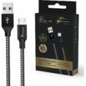 Extralink Smart Life 15W, USB-A - microUSB, 100cm, PVC, 5V 2.4A, czarny Extralink Smart Life 15W, USB-A - microUSB, 100cm, PVC, 5V 2.4A, czarny