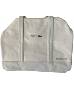 Lacoste, Eau de Lacoste L.12.12, Polyester, Bag, Weekend Bag, White, Unisex, 16 x 10 x 10 inch