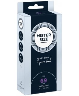 MISTER SIZE 69 10 шт Гладкий