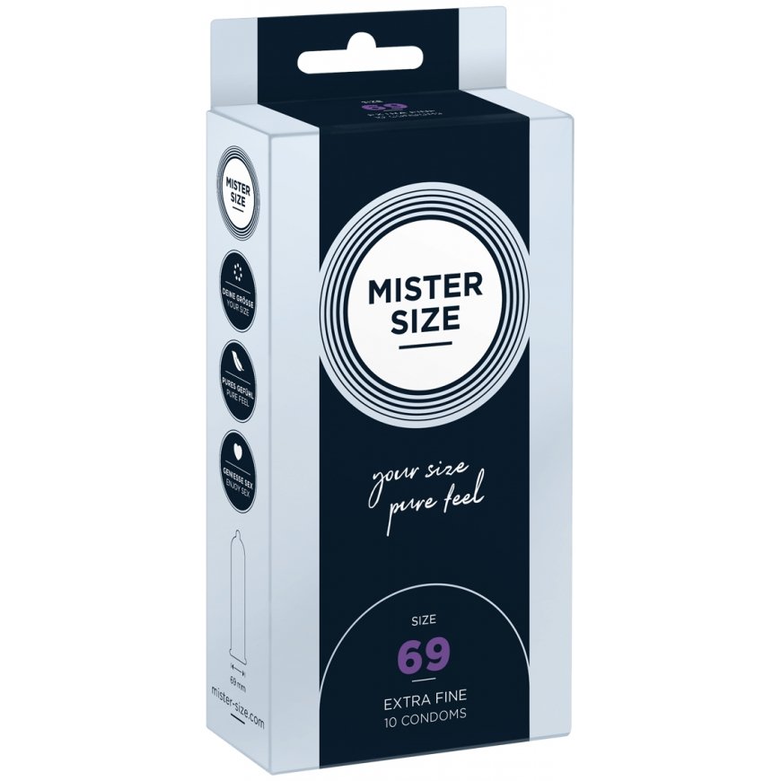 MISTER SIZE 69 10 vnt Glotnus