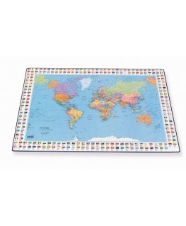 Bantex 100551500 board map World Political map