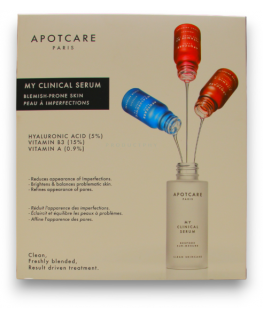 My Clinical Serum Set Apotcare: Vitamin B3, Vitamin B3, Anti-Redness, Serum, For Face, 10 ml + Vitamin A, Retinoid, Anti-Wrinkle