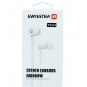Swissten Rainbow YS-D2 Austiņas Vadu Ausīs Zvani / mūzika Balts Swissten Rainbow YS-D2 Austiņas Vadu Ausīs Zvani / mūzika Balts