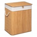 Five_S_Smart Skalbinių krepšys 5five Simply Smart, 60 l, balta/smėlio Five_S_Smart Skalbinių krepšys 5five Simply Smart, 60 l, balta/smėlio