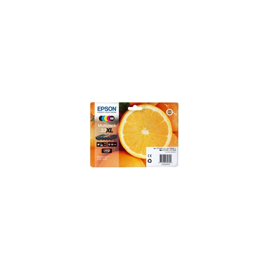 Epson Oranges C13T33574010 rašalo kasetė 1 vnt Originalus Foto juoda
