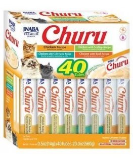 Inaba cat churu varieties vištiena - przysmak katei 40x14 g