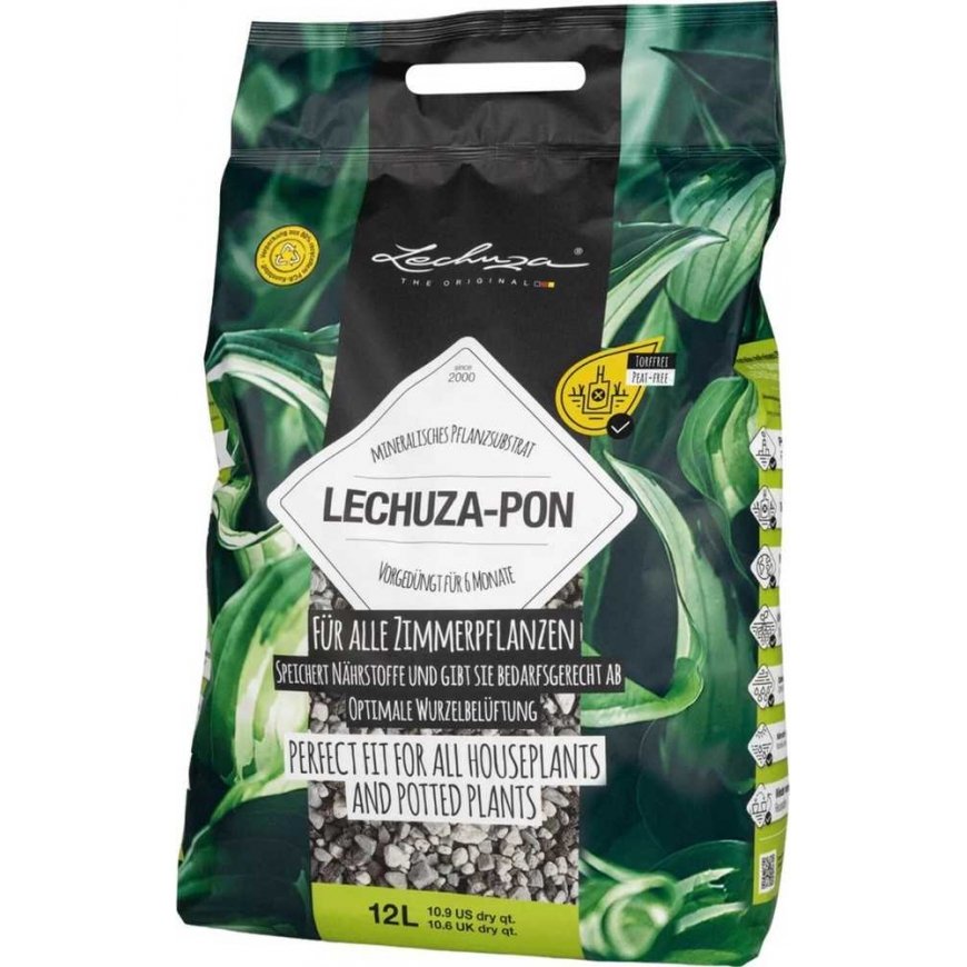 LECHUZA Substrate with long-term fertilizer LECHUZA-PON