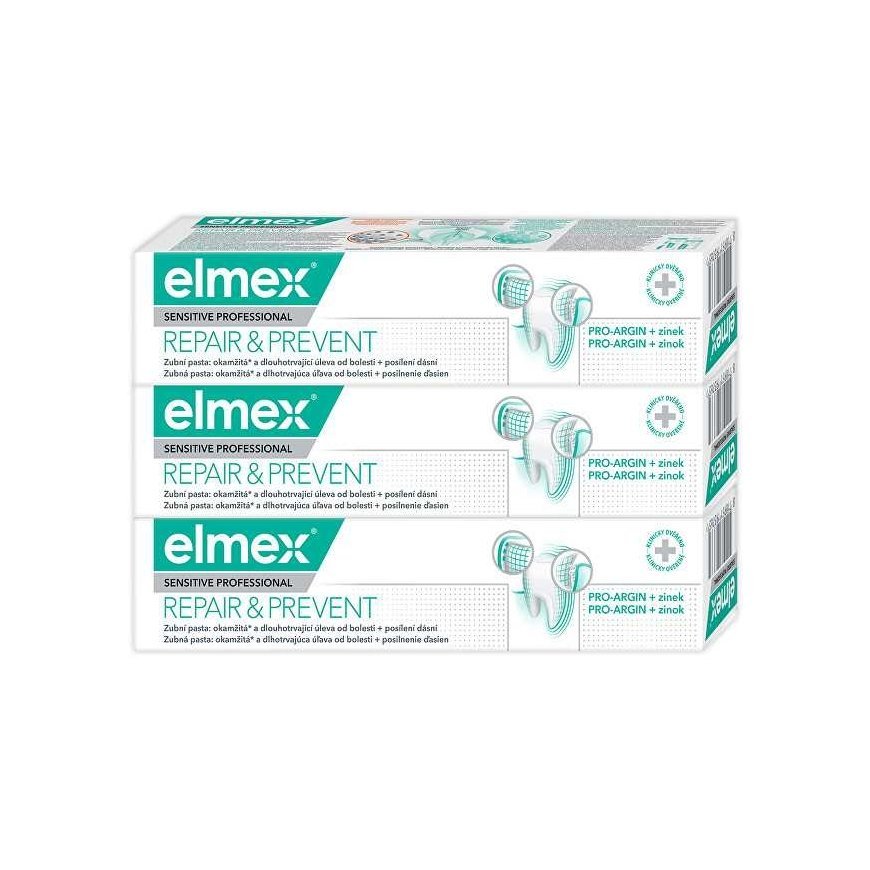 Elmex Sensitive Professional Repair & Prevent Trio Dantų pasta (3 pcs) - Dantų pasta for pain relief – 2