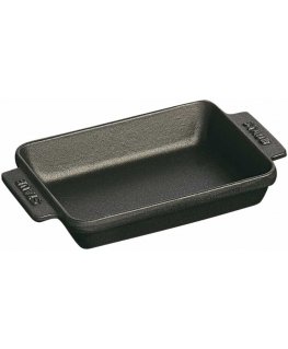 Staub mini stačiakampė kepimo forma - 250 ml, Juoda