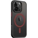 Dėklas Tactical MagForce Hyperstealth 2.0 dangtelis, skirtas iPhone 14 Pro Max juodas/raudonas