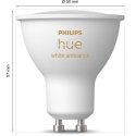 Philips Hue LED smart bulb, BT, White ambiance, GU10, 4.2 W, 2-pack Philips Hue LED smart bulb, BT, White ambiance, GU10, 4.2 W, 2-pack