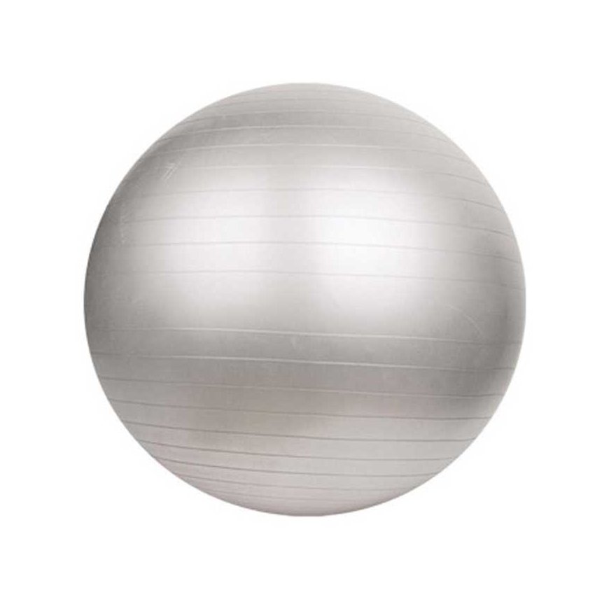 Gimnastikos kamuolys SANRO 75cm Pilkas su pompa