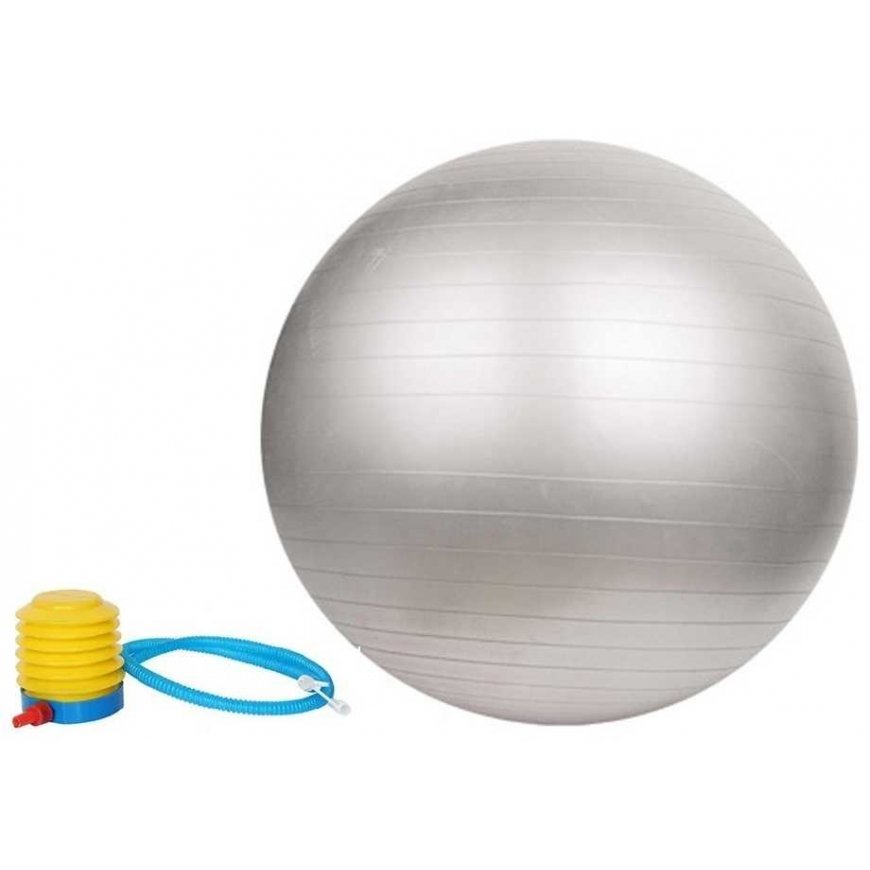 Gymnastics ball SANRO 75cm Gray with pump – 2