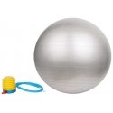 Gimnastikos kamuolys SANRO 75cm Pilkas su pompa Gimnastikos kamuolys SANRO 75cm Pilkas su pompa