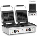 Royal Catering Vaflinė stačiakampis dvivietis 4 belgiškiems vafliams 2 x 2000 W Royal Catering Vaflinė stačiakampis dvivietis 4 belgiškiems vafliams 2 x 2000 W