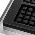 Royal Catering Waffle maker rectangular double for 4 Belgian waffles 2 x 2000 W