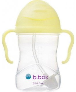 B.Box Innovative bottle with Banana Split 6m straw + B.Box
