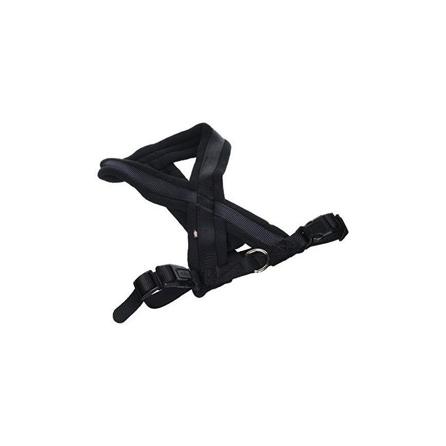 TRIXIE Premium touring petnešos, XS-S 30-55cm/15mm, juodos – 2