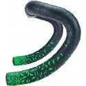 SUPACAZ Super Sticky Kush - Star Fade - Neon Žalias + Juodas Plugs vairo juosta su kištukais SUPACAZ Super Sticky Kush - Star Fade - Neon Žalias + Juodas Plugs vairo juosta su kištukais