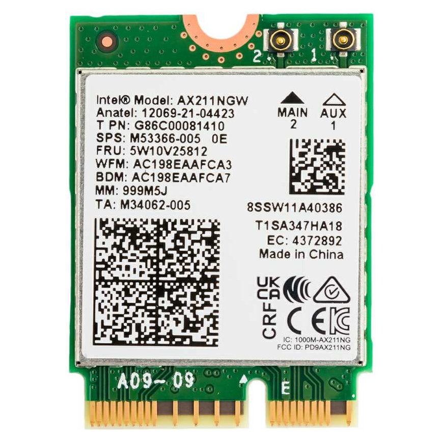 Spacetronik AX211 WiFi 6e BT Intel