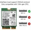 Spacetronik Karta Sieciowa AX211 WiFi 6e BT Intel Dual Band Spacetronik Karta Sieciowa AX211 WiFi 6e BT Intel Dual Band