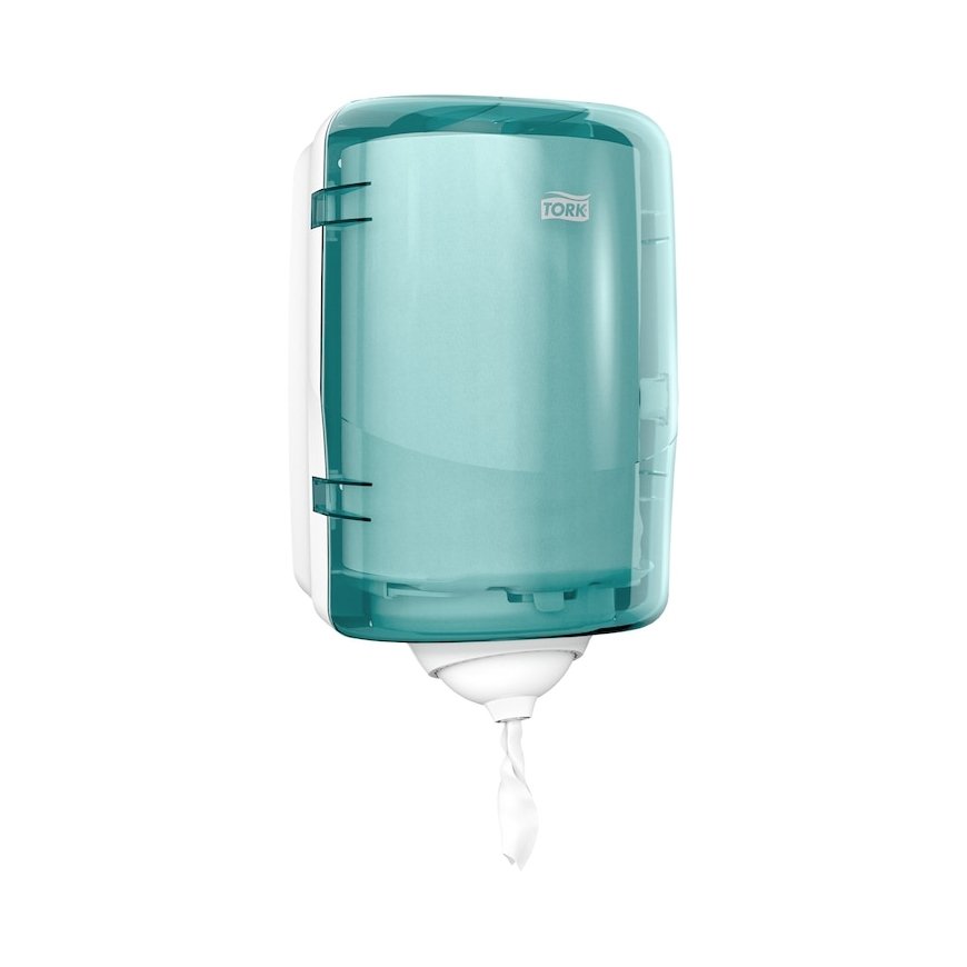 Tork 473167 papīra dvieļu automāts Ruļļu papīra dvieļu dozators Tirkīzs, Balts – 2