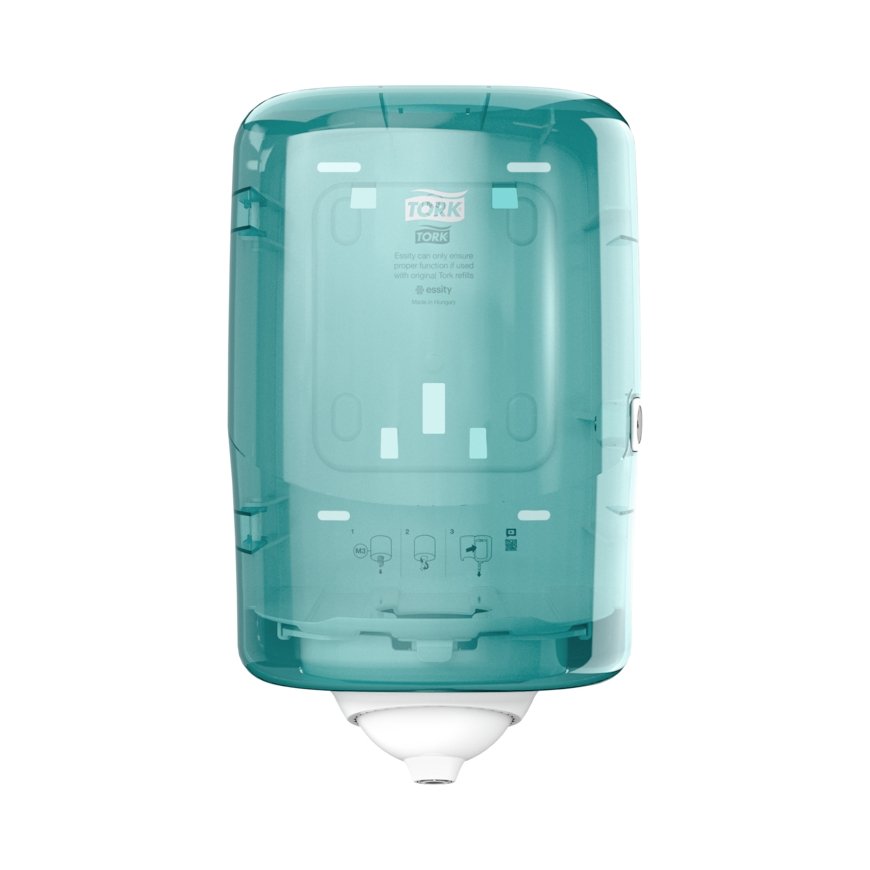 Tork 473167 papīra dvieļu automāts Ruļļu papīra dvieļu dozators Tirkīzs, Balts – 3