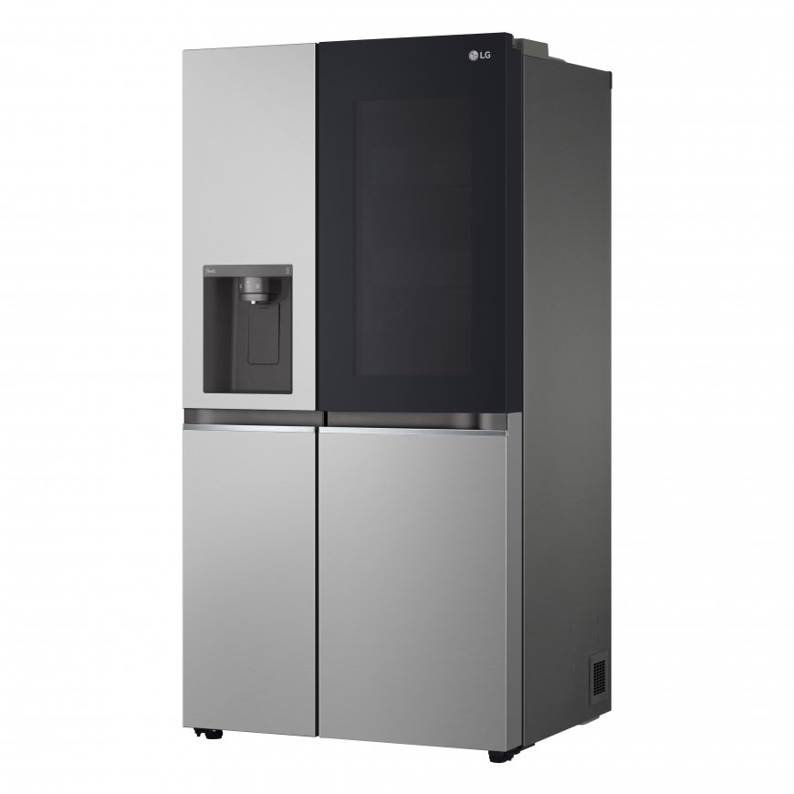 LG GSGV80PYLL side-by-side refrigerator Freestanding 635 L E Metallic, Silver – 3