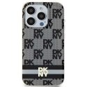 DKNY DKHMP15SHCTSK iPhone 15 / 14 / 13 6.1" Black/Black Hard Case IML Checkered Mono Pattern & Printed Stripes MagSafe DKNY DKHMP15SHCTSK iPhone 15 / 14 / 13 6.1" Black/Black Hard Case IML Checkered Mono Pattern & Printed Stripes MagSafe