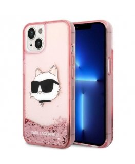 Karl Lagerfeld KLHCP14XHKLPCHP iPhone 14 Pro Max 6.7" różowy|pin