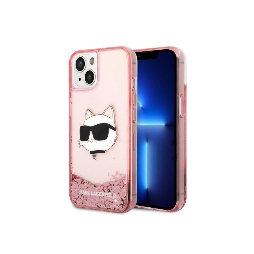 Karl Lagerfeld KLHCP14XHKLPCHP iPhone 14 Pro Max 6.7" różowy|pin