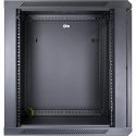 Inter-Tech SMA-6612 12U Pie sienas stiprināms statīvs Melns