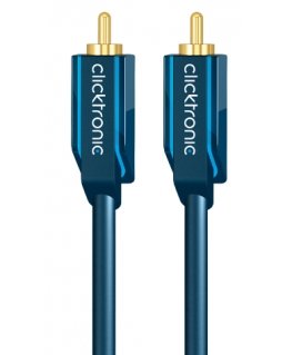 ClickTronic 3m Audio Cable audiokaapeli RCA Sininen