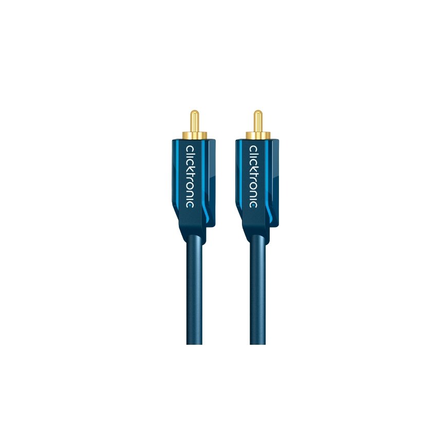 ClickTronic 3m audio cable RCA Blue