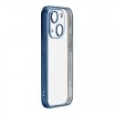 Protective phone case Joyroom JR-15Q1 for iPhone 15 (matte light blue) Protective phone case Joyroom JR-15Q1 for iPhone 15 (matte light blue)